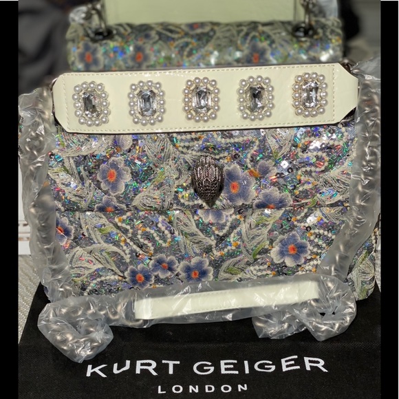KURT GEIGER LONDON
Kensington Embroidered Sequin Shoulder Bag - Picture 4 of 12